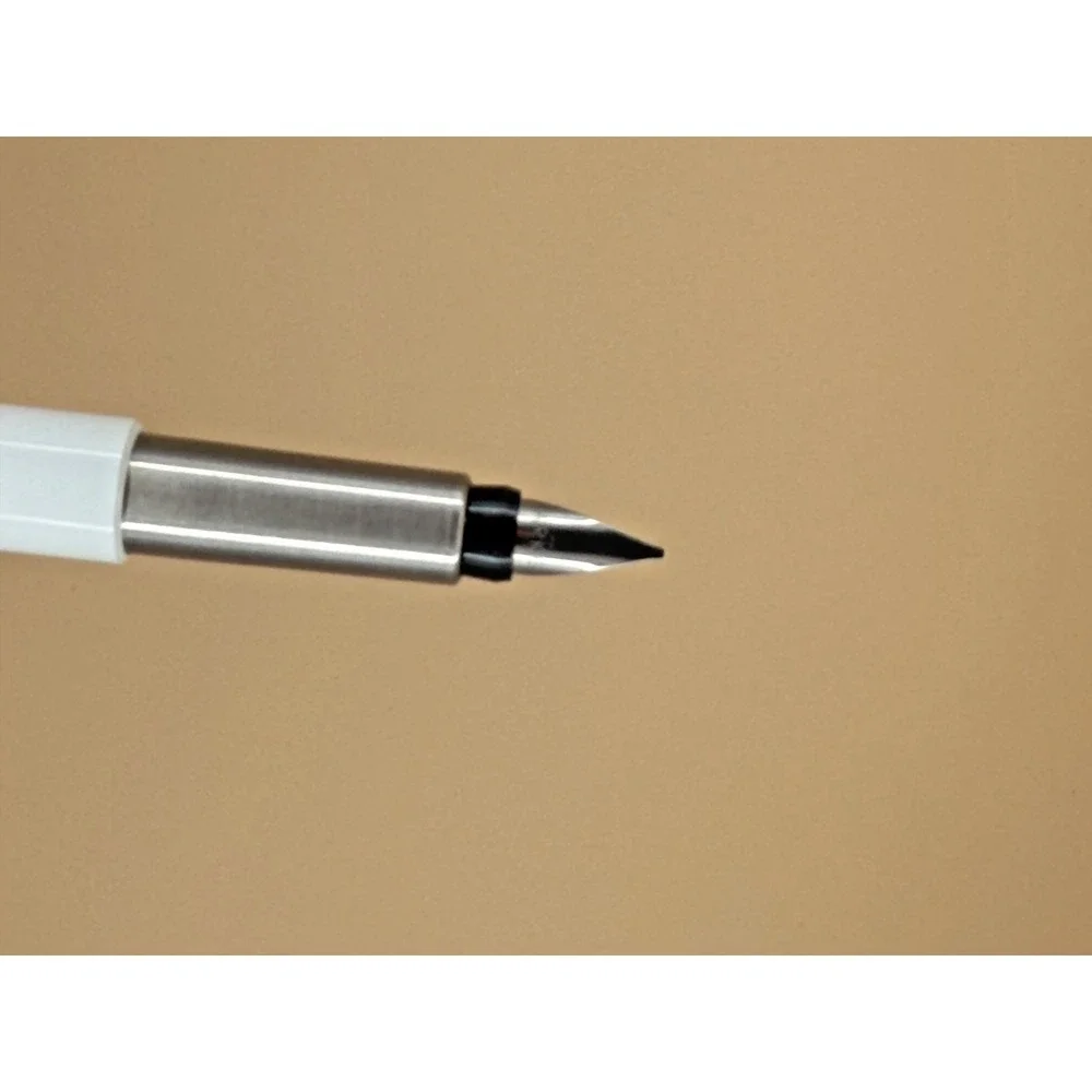 Parker Vector White Fountain Pen Chrome Trim Stainless Steel Nib